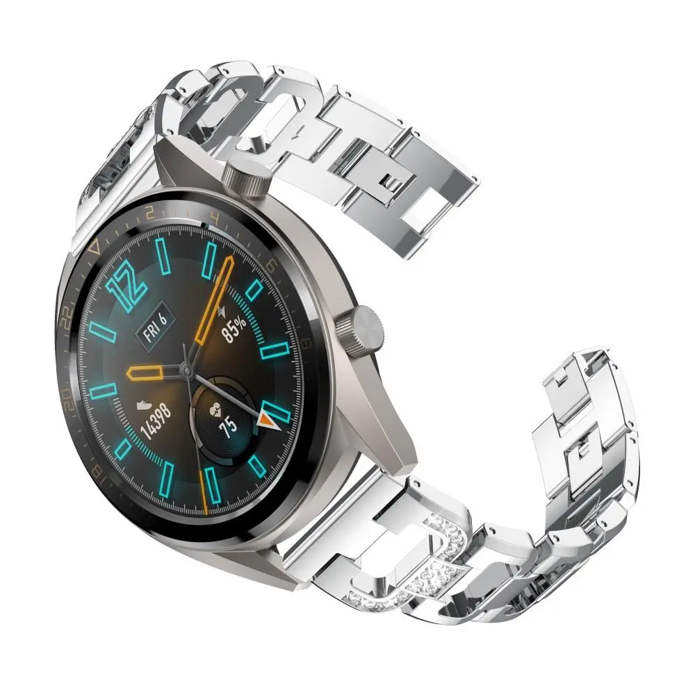 Rhinestone Bracelet Huawei Watch GT 2 46mm/Watch GT 2e/Watch GT Silver