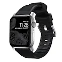 Apple Watch 41mm Series 7 Rugged Band Black (Silver Hardware)