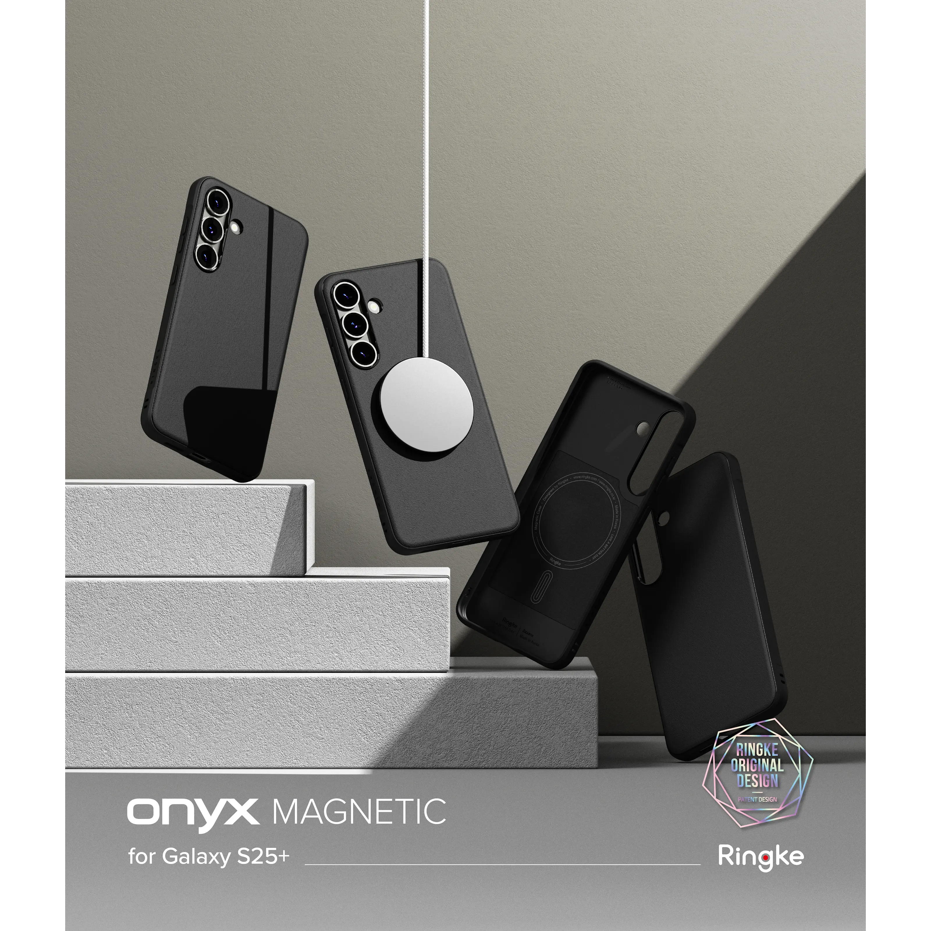 Onyx Magnetic Case Samsung Galaxy S25 Plus Black