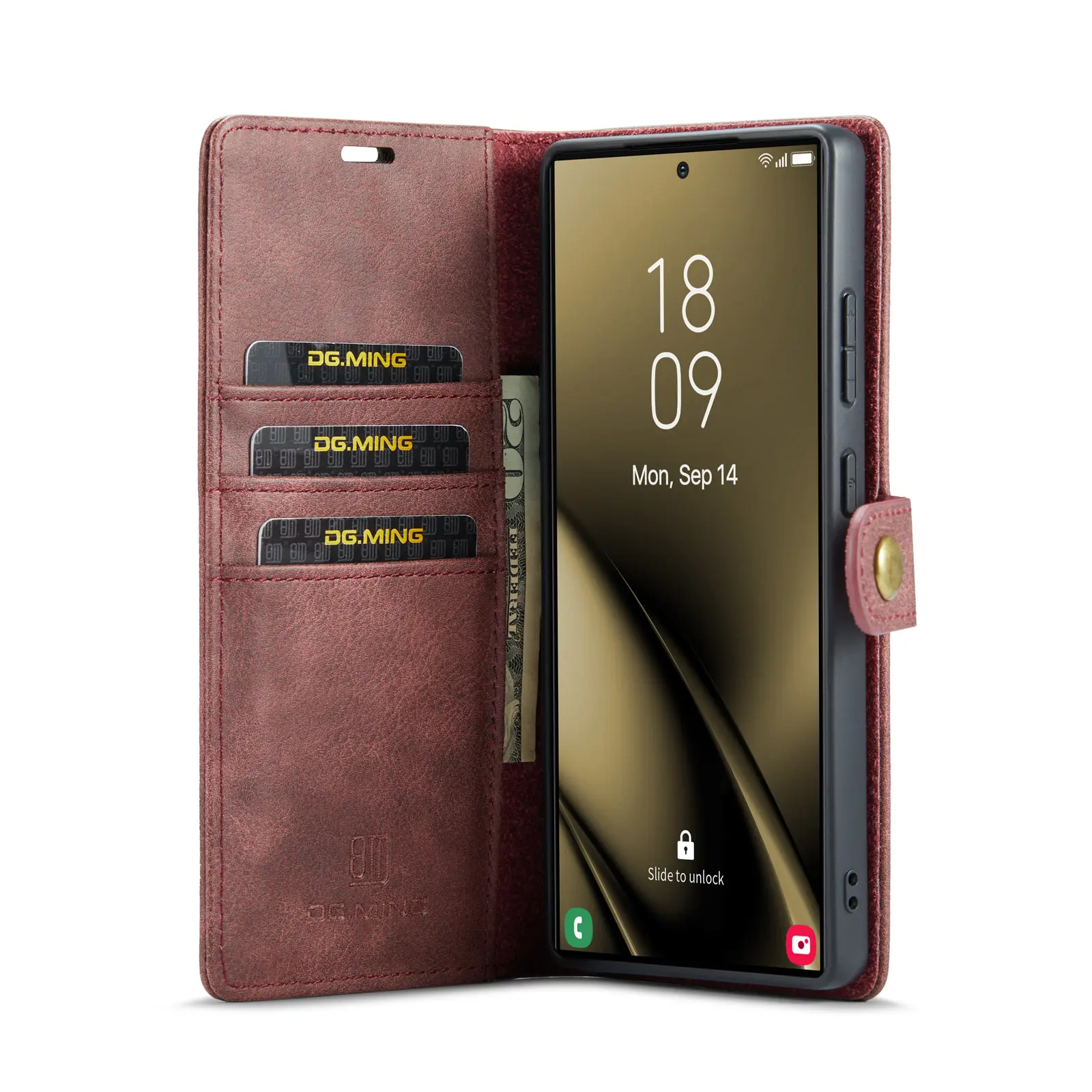 Magnet Wallet Samsung Galaxy S25 Ultra Red