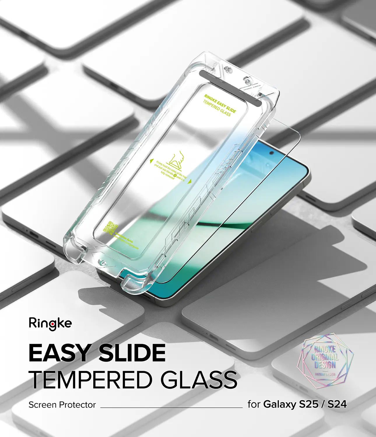 Easy Slide Glass (2-pack) Samsung Galaxy S25