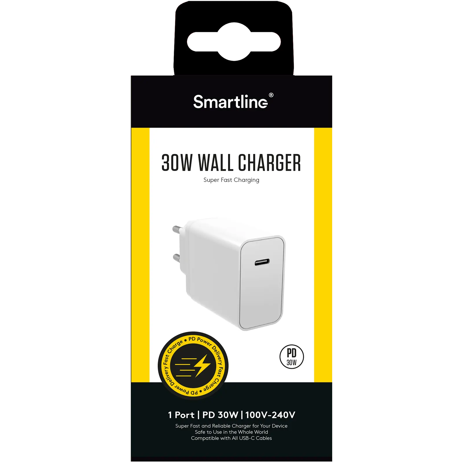 Power Delivery Laddare 40W USB-C Vit