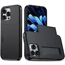 Korttikotelo-kuori iPhone 16 Pro Musta