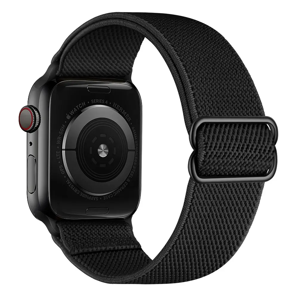 Apple Watch Ultra 49mm 1st Gen Armbånd i elastik, Sort