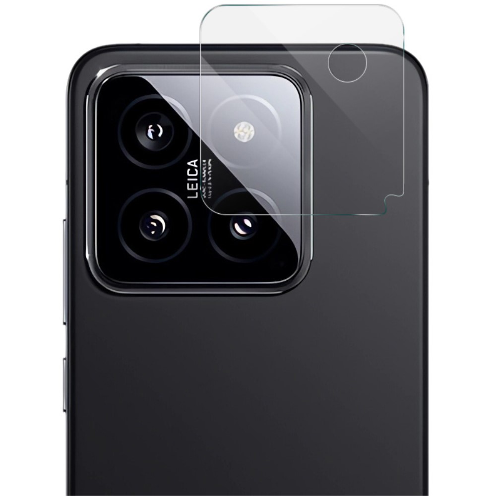 2-pack Härdat Glas Linsskydd Xiaomi 14 Genomskinlig