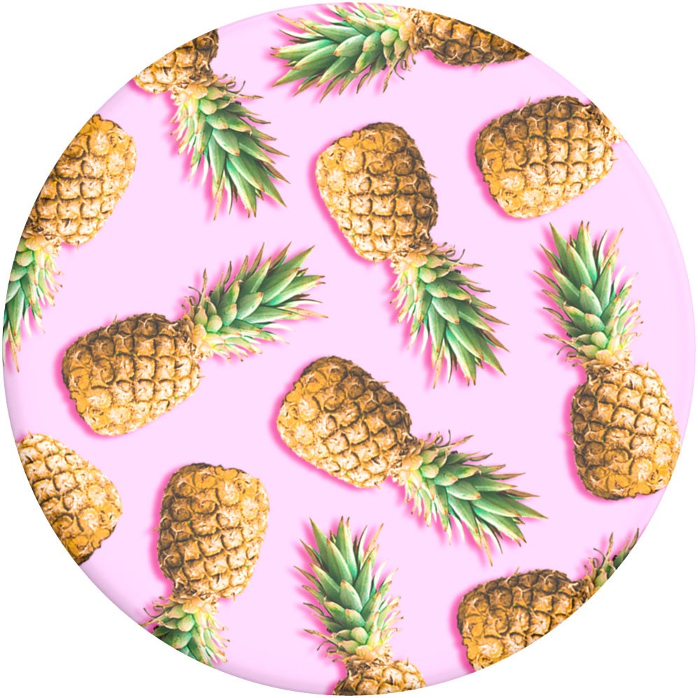 PopSockets PopGrip Basic Hållare och ställ - Pineapple Palooza