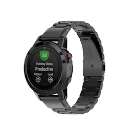 Metalarmbånd Garmin Forerunner 970 Sort