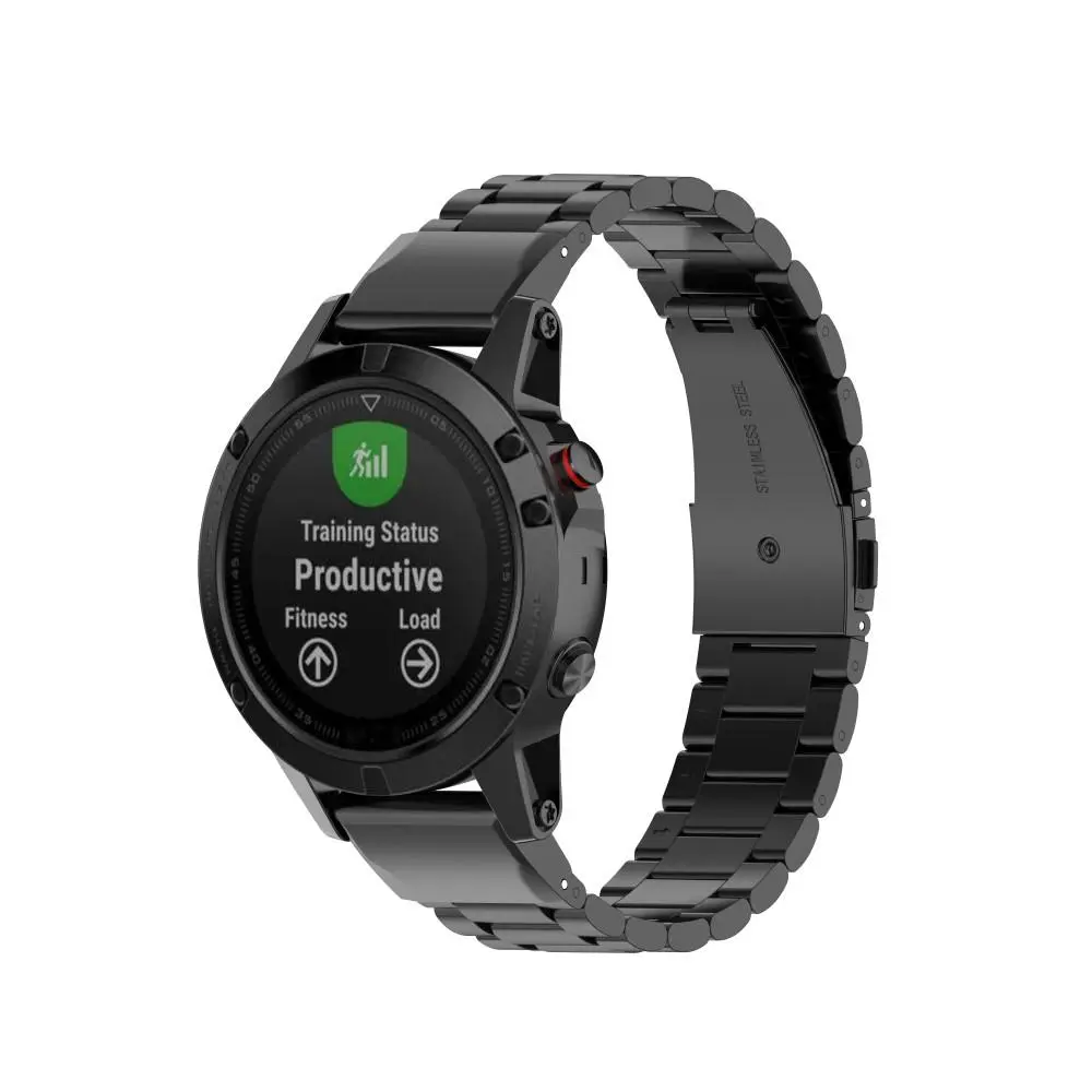 Metalarmbånd Garmin Approach S62 Sort
