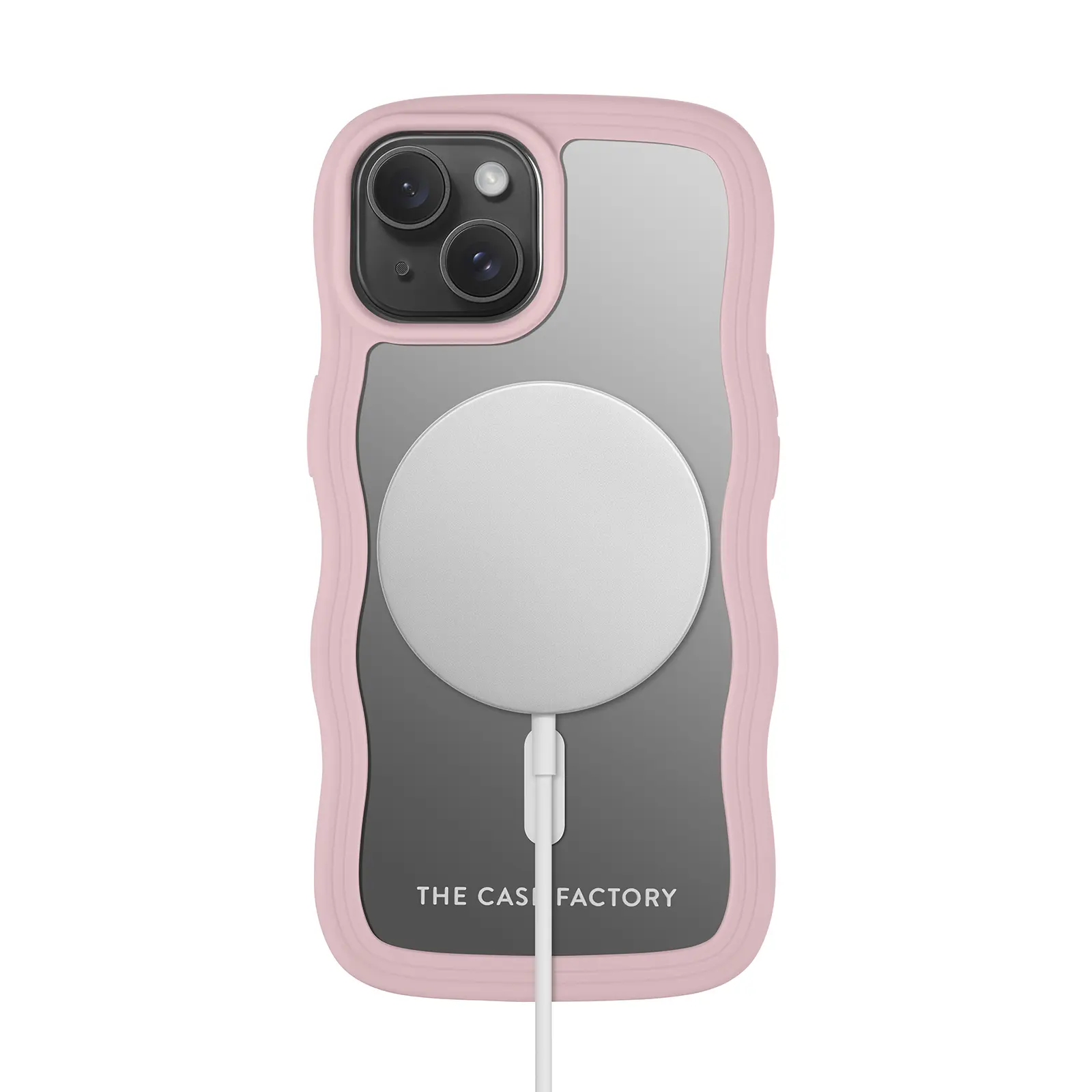 The Wave Mag Case iPhone 15 Rosa