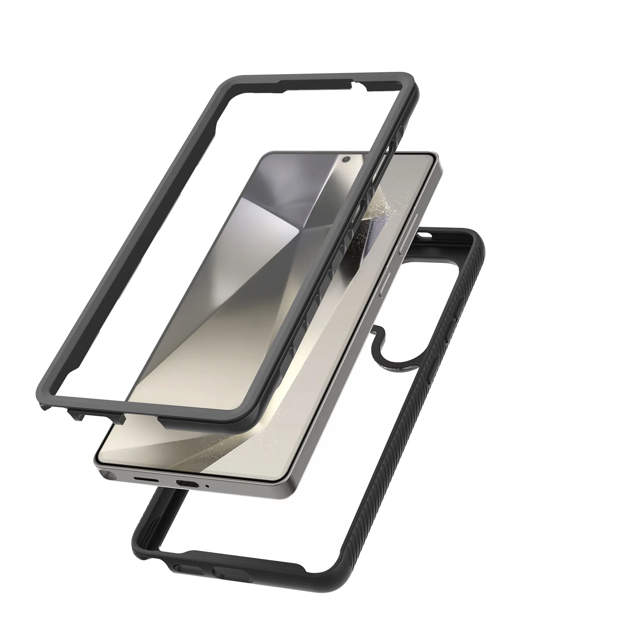 Full Cover Skal Samsung Galaxy S25 Ultra Svart