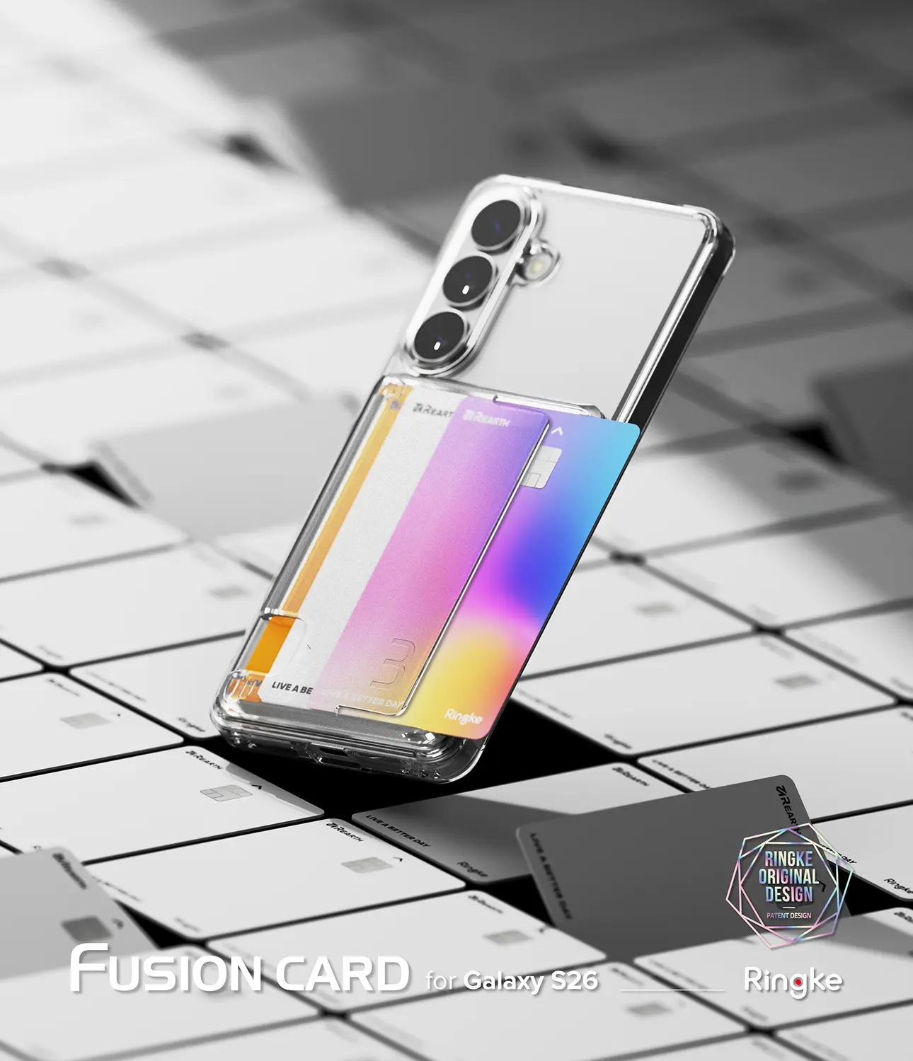 Fusion Card Case Samsung Galaxy S26 Clear