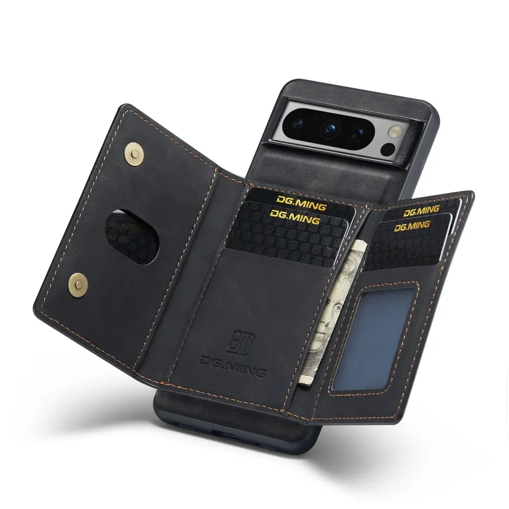 Magnetic Card Slot Case Google Pixel 8 Pro Svart