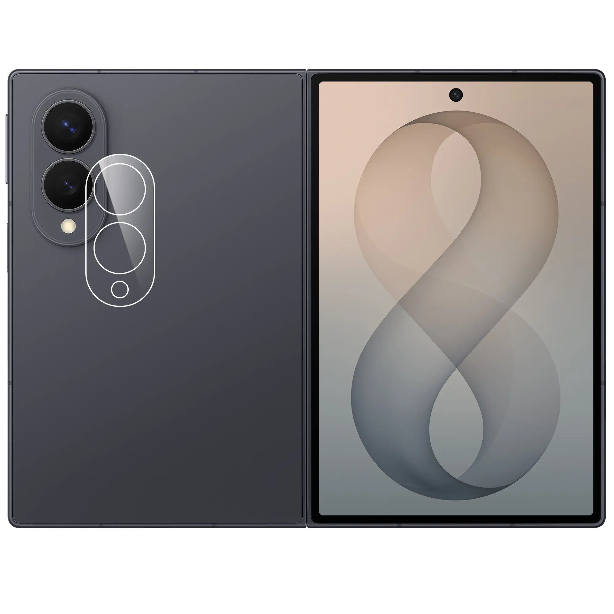 Härdat Glas Linsskydd Samsung Galaxy Z Fold 8