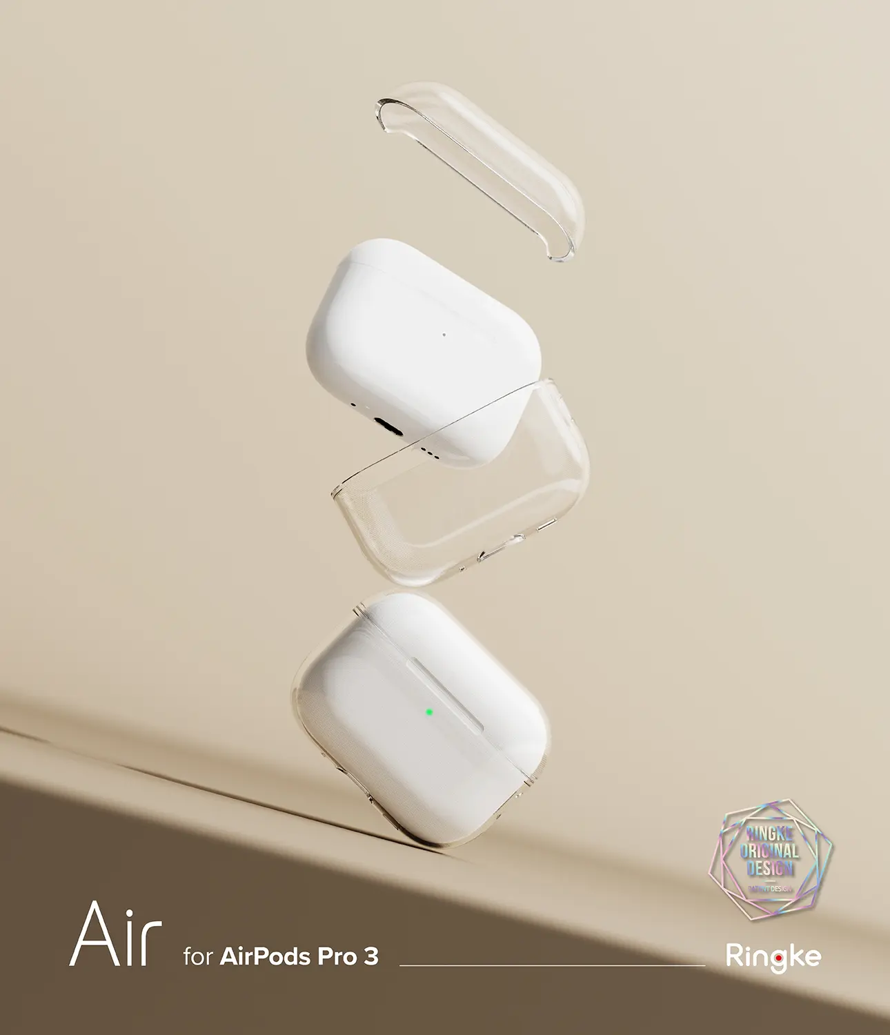 Air Case Apple AirPods Pro 3 Genomskinlig