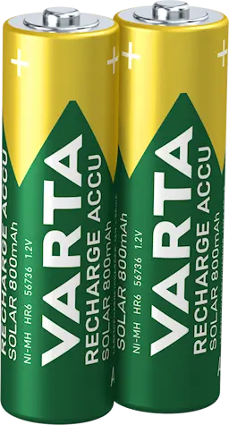 Solar Laddbart Batteri AA/HR6 (2-pack)