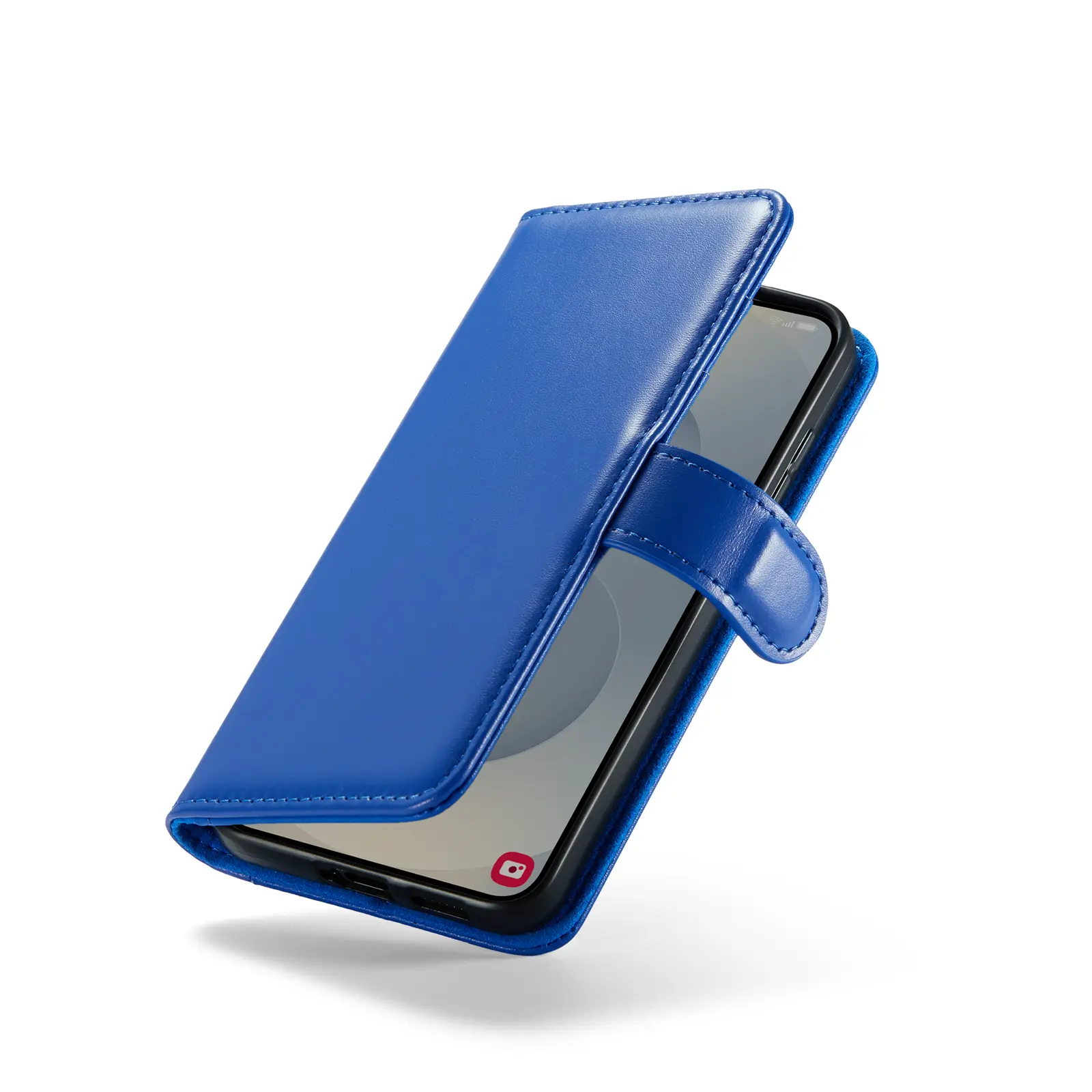 Äkta Läderfodral Samsung Galaxy S25 Blå