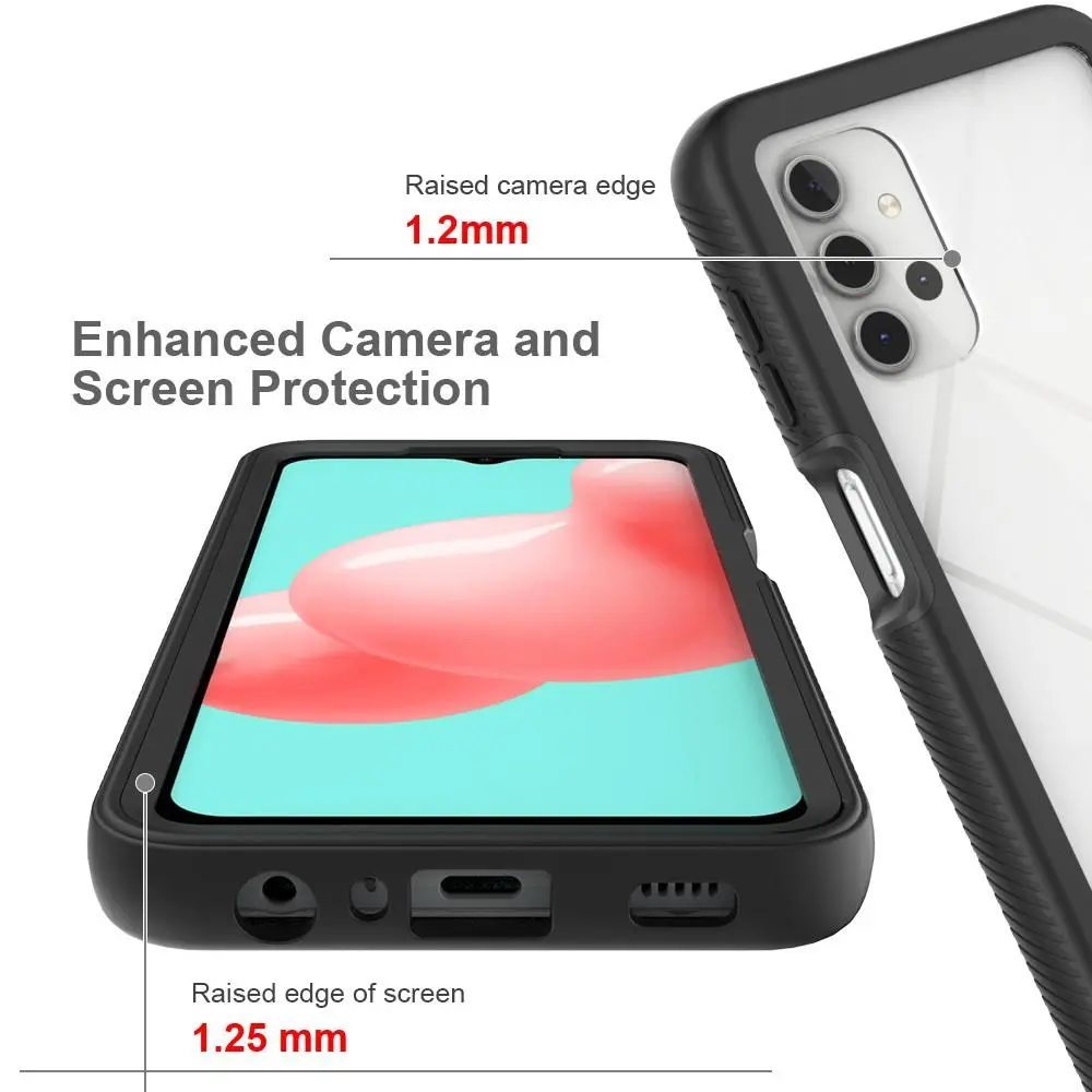 Full Cover Skal Samsung Galaxy A32 5G Svart