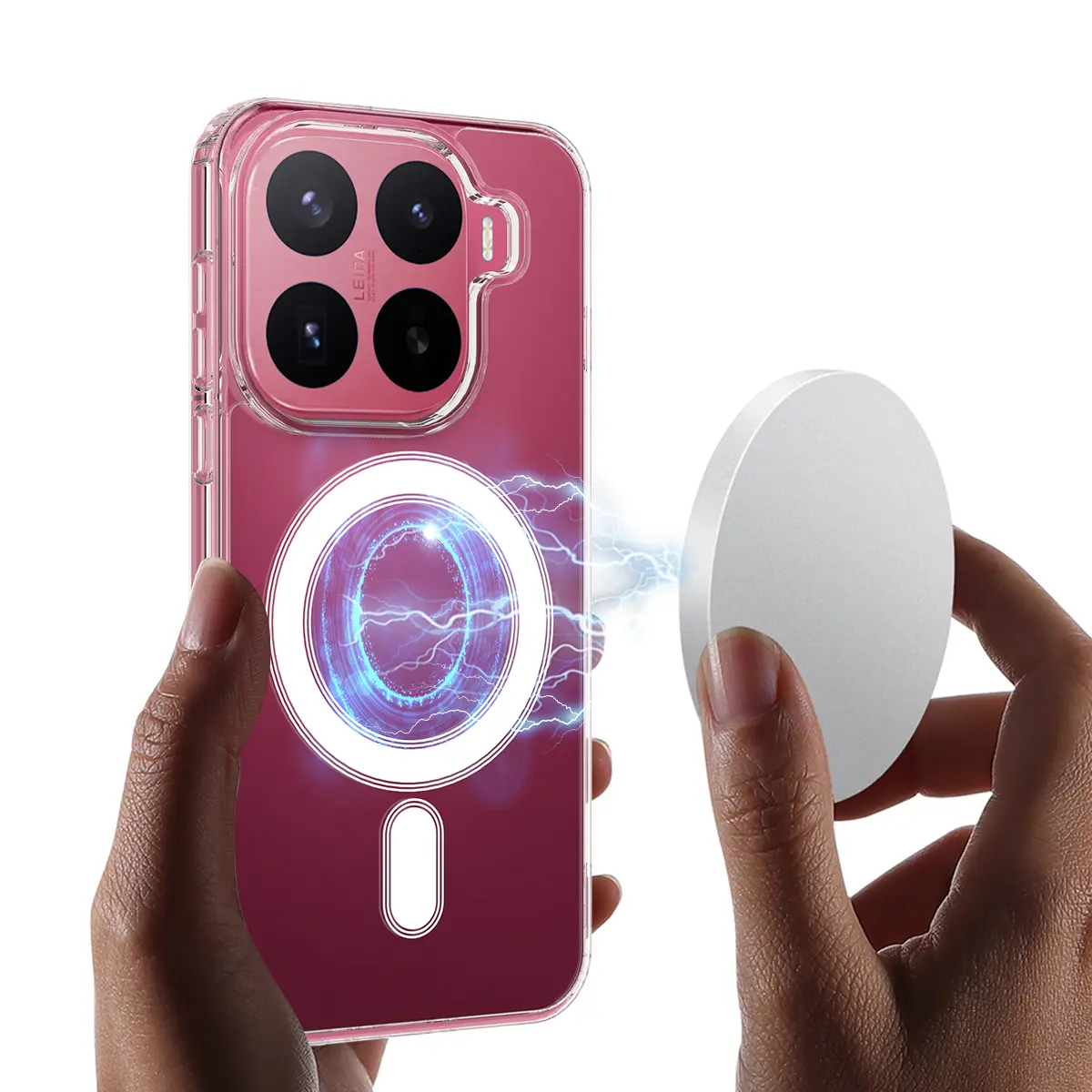 Hybridskal MagSafe Xiaomi 17T Pro Genomskinlig