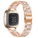 Diamond Bracelet Fitbit Versa 4 Rosegold Pearl
