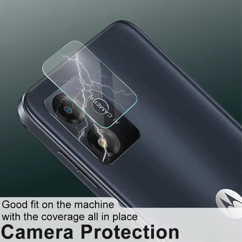 2-pack Härdat Glas Linsskydd Motorola Moto E13 Genomskinlig