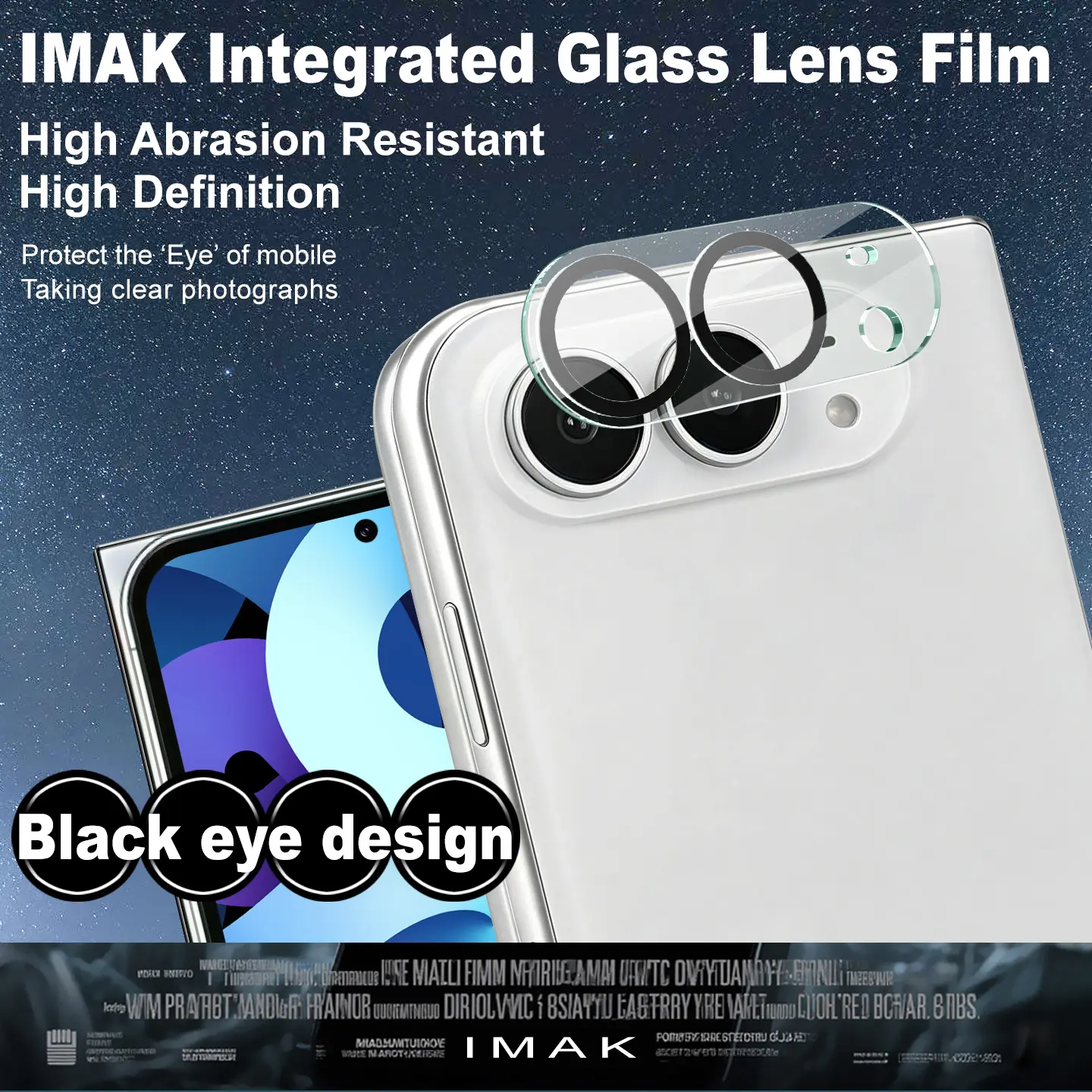 Härdat Glas 0.2mm Linsskydd iPhone Ultra Genomskinlig