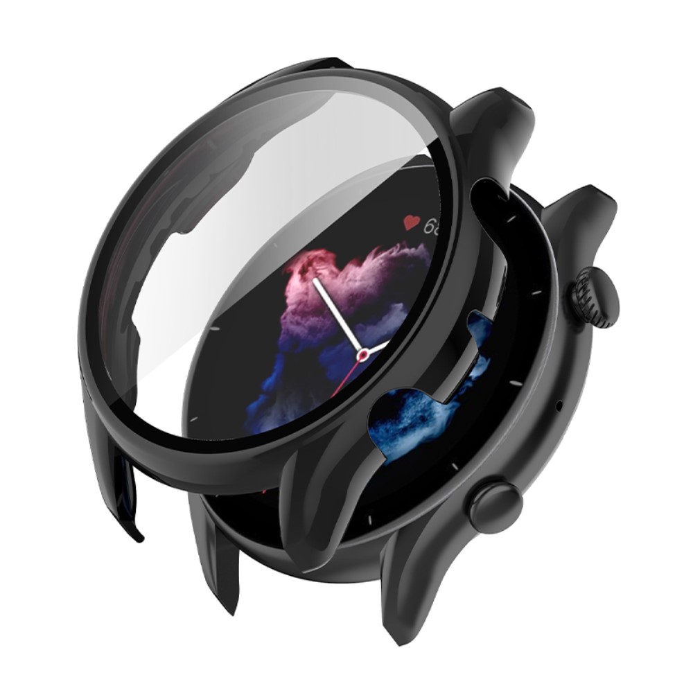 Full Cover Case Amazfit GTR 3/GTR 3 Pro Svart - Deksel