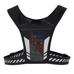 Universal løbevest med lomme sort