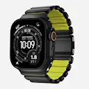 Apple Watch Ultra 49mm 3rd Gen Armbånd Stratos, Black Titanium - Volt
