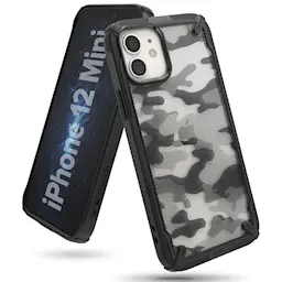 iPhone 12 Mini Fusion X -suojakuori, Camo Black
