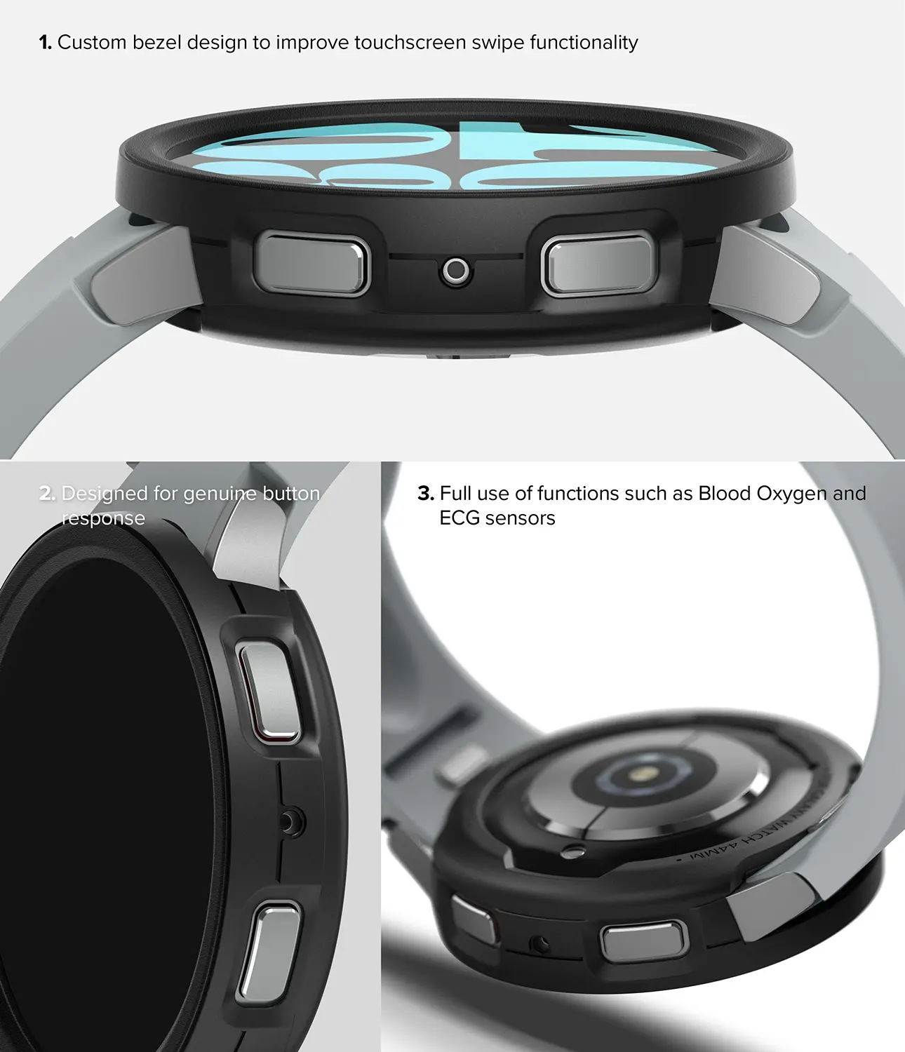 Air Sports Case Samsung Galaxy Watch 6 44mm Black
