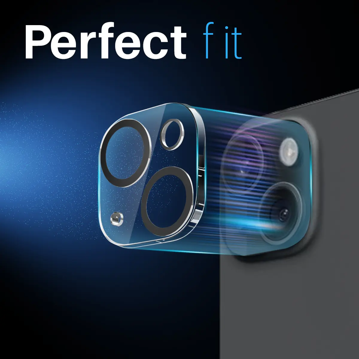 Kameraskydd Härdat Glas iPhone 15 (2-pack)