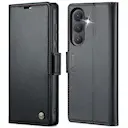 Samsung Galaxy A57 Ohut RFID-lompakkokotelo, Musta