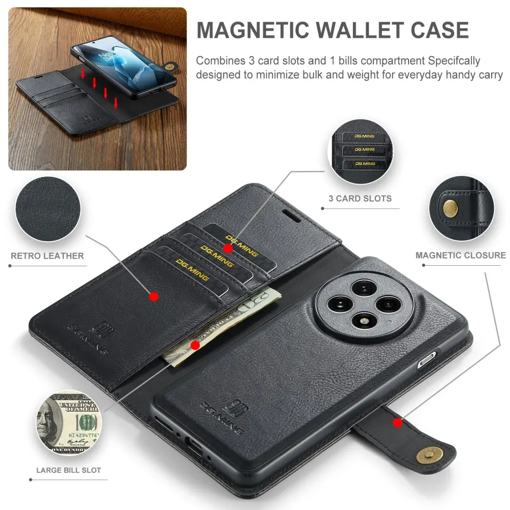 Magnet Wallet  OnePlus 13 Black