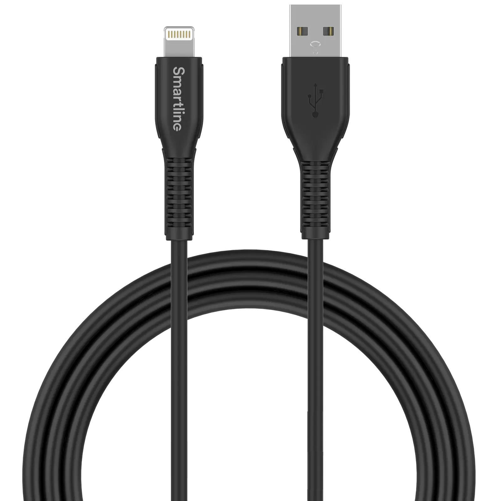 Strong USB Cable Lightning 2m sort