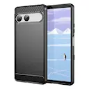 Sony Xperia 10 VII Cover TPU Brushed Sort