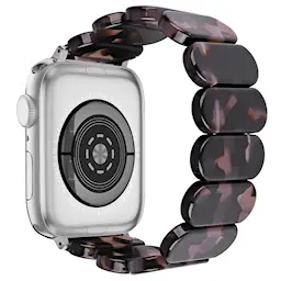 Apple Watch SE 3 40mm Joustava ranneke hartsista, Musta/harmaa