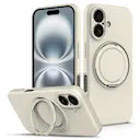 Cover Silikone Kickstand MagSafe iPhone 16 beige