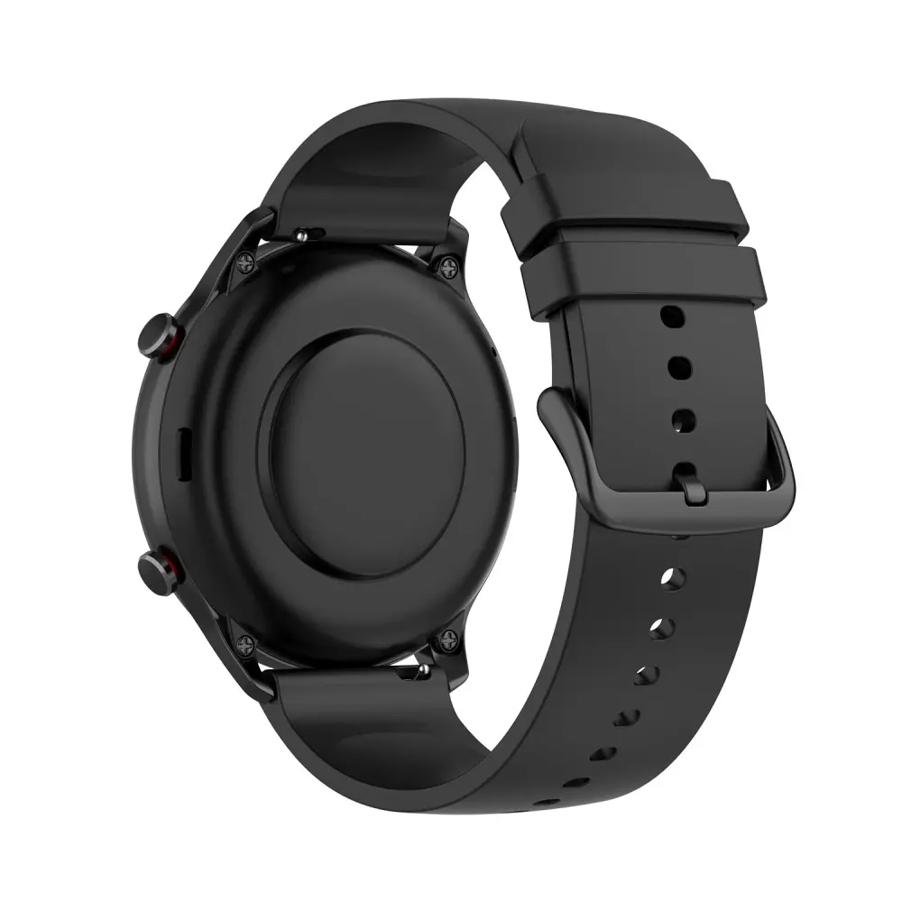 Silikonarmband Amazfit GTR 2 Sport/GTR 2 Classic/GTR 2e Svart