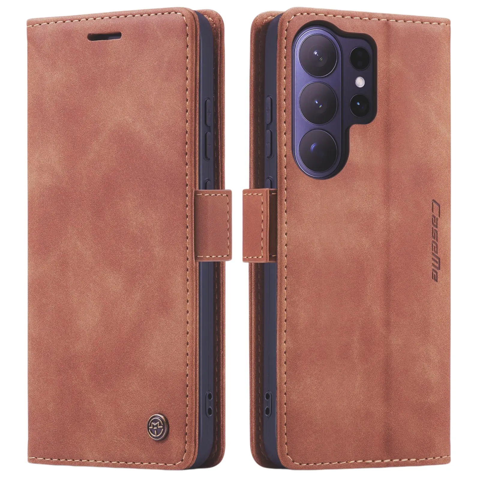 Slim Plånboksfodral Samsung Galaxy S25 Ultra Brun