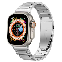 Apple Watch Series 9 41mm Snyggt armband i titan, Silver