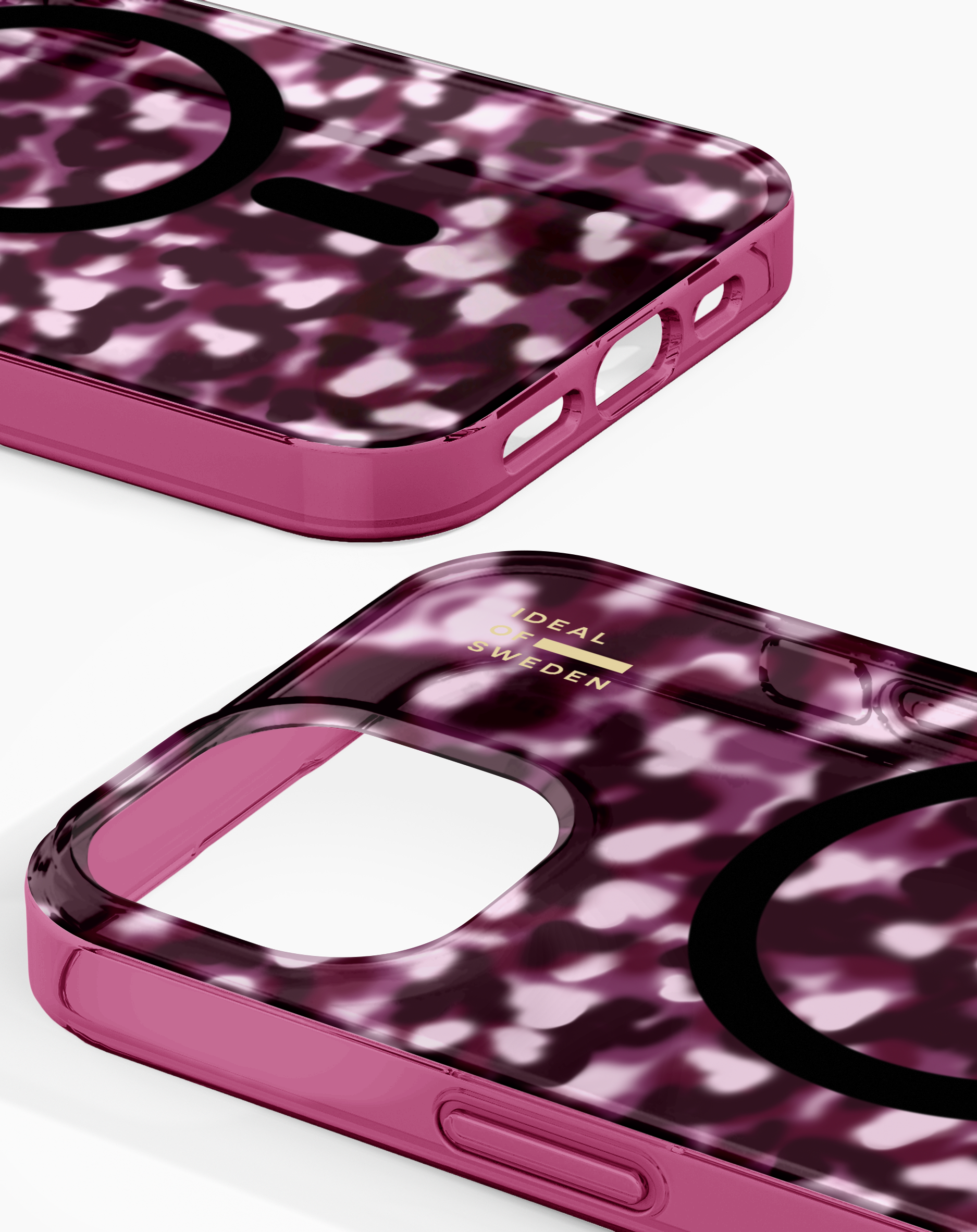 Clear MagSafe Case iPhone 14 Cherry Crush