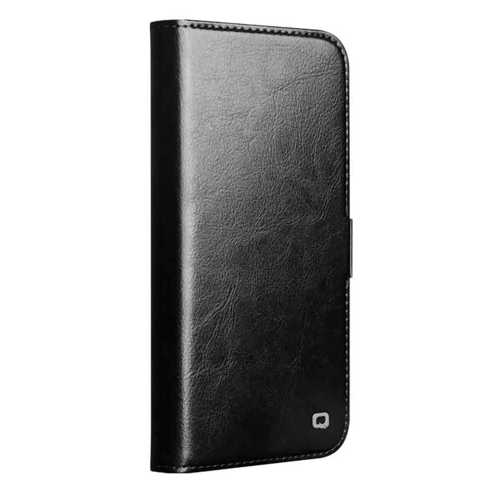 iPhone 18 Pro Max Leather Wallet Case Black