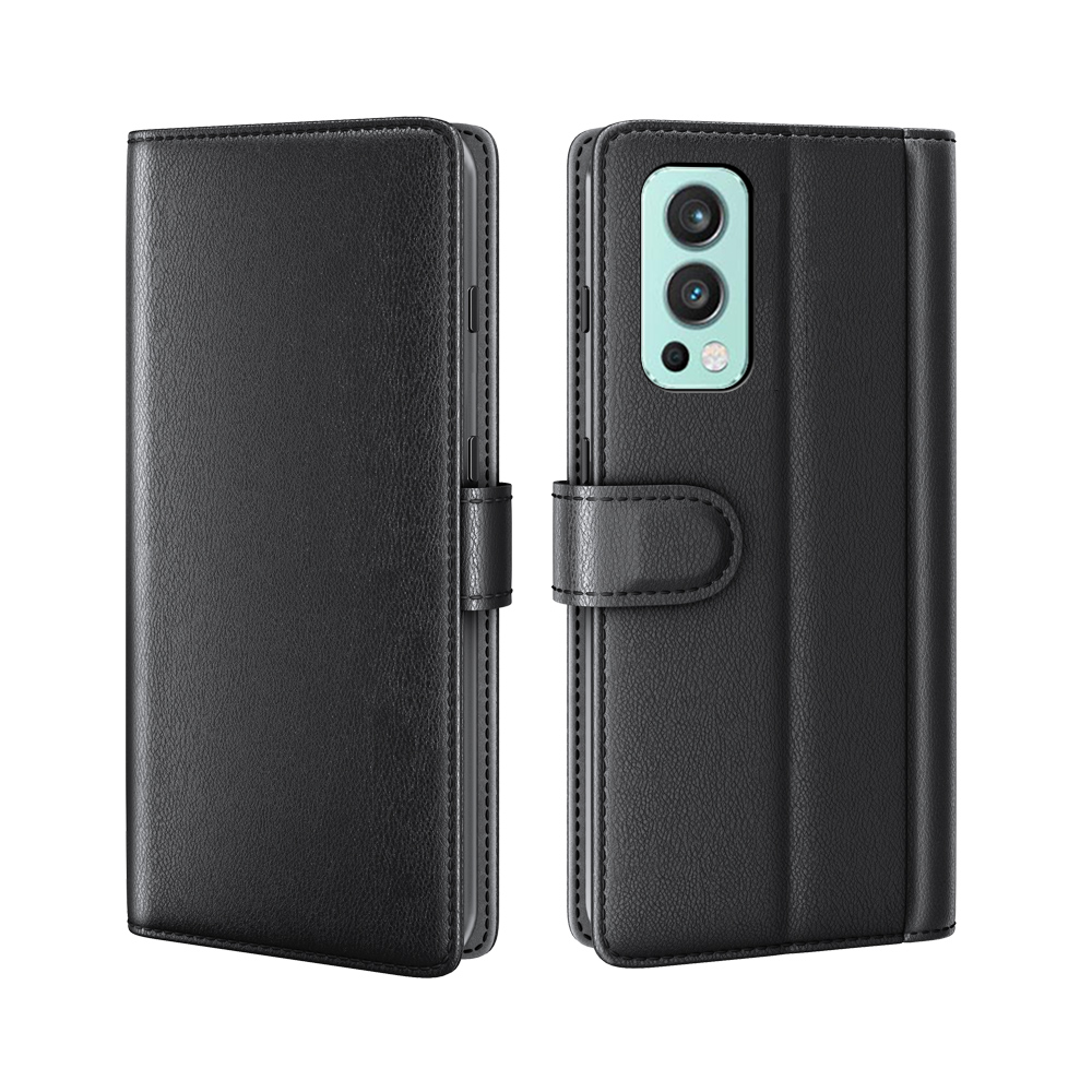Aito Nahkakotelo OnePlus Nord 2 5G Musta
