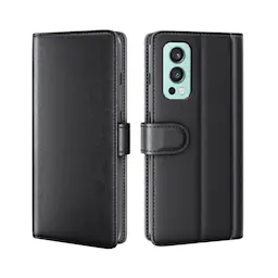 Ægte Læderetui  OnePlus Nord 2 5G Sort
