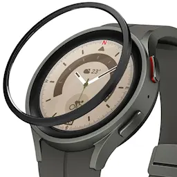 Samsung Galaxy Watch 5 Pro 45mm Beskyttelsesring - Bezel Styling Svart