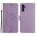 Nahkakotelo Perhonen Samsung Galaxy A54 Liila