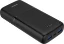 Powerbank USB-C + 2x USB-A 20000 mAh PD 20W Svart