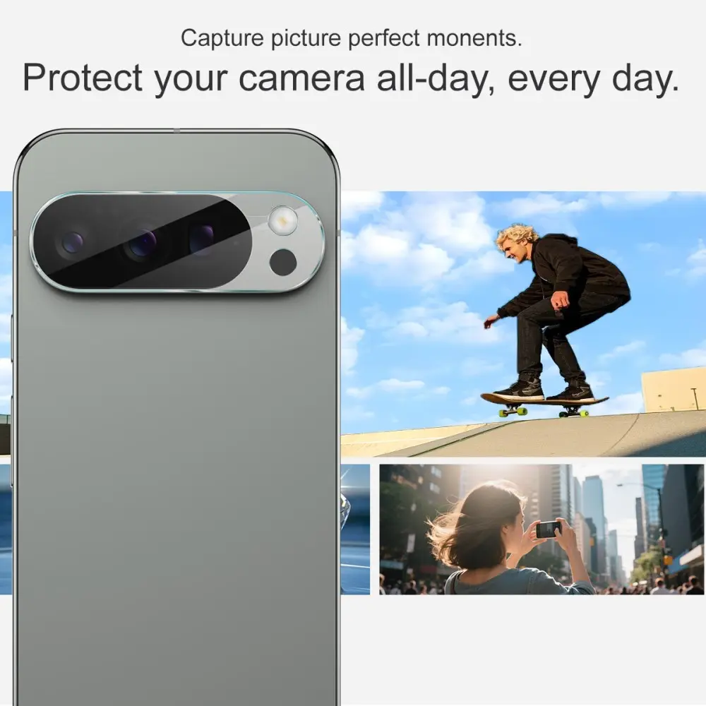Härdat Glas Kameraskydd Google Pixel 10 Pro XL transparent