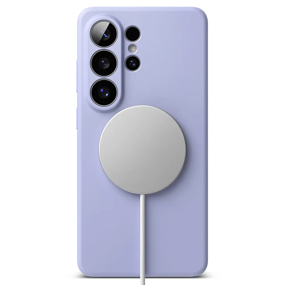 Silicone Magnetic Case Samsung Galaxy S26 Ultra Lavender