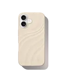 iPhone 17Soft Swirl  MagSafe silikonecover, Cloud Dancer